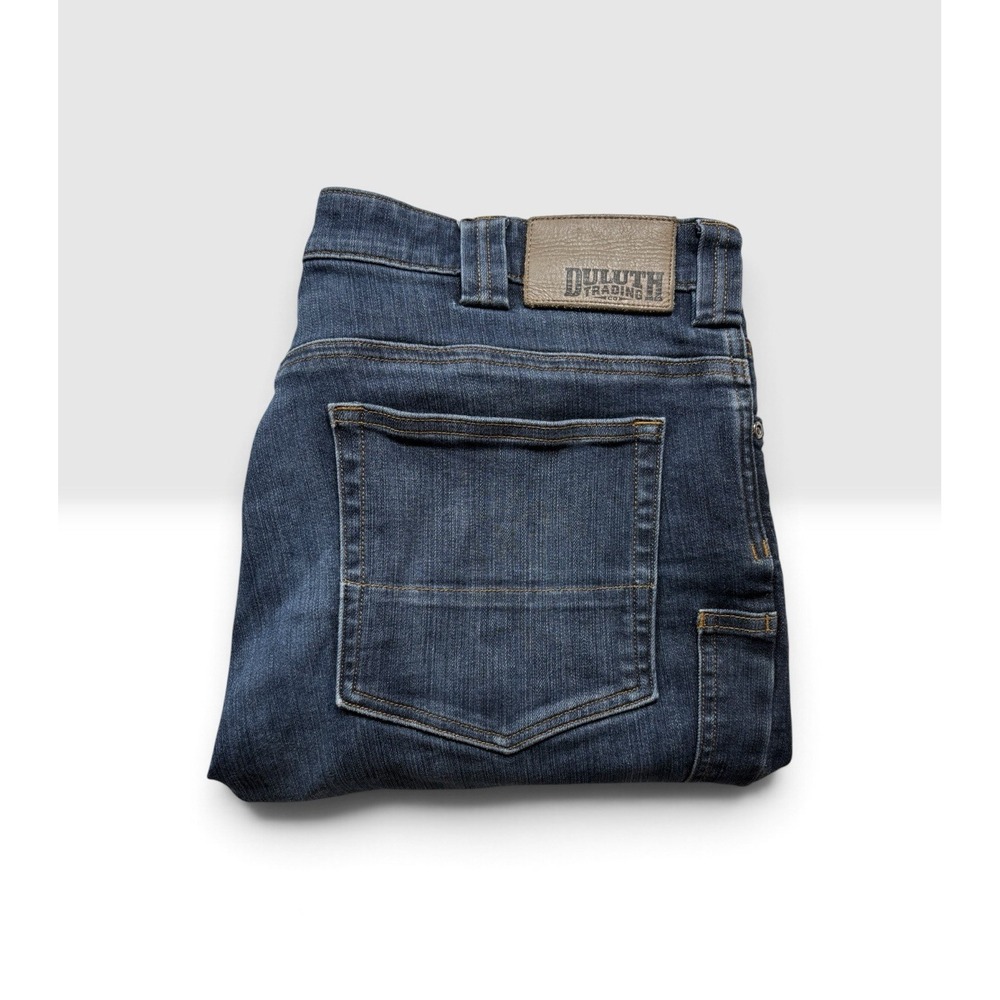 Duluth Men's Ballroom Double Flex Jeans  Size 36x31.5 Relaxed Fit -2264